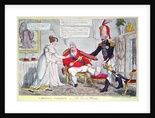 A German Present or the Lover's Token, 1816 by English School