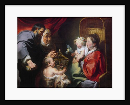 The Virgin and Child with SS Zacharias, Elizabeth and John the Baptist, c.1620 by Jacob Jordaens