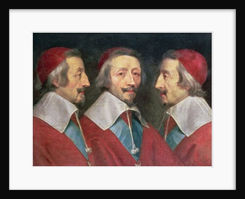 Triple Portrait of the Head of Richelieu, c.1642 by Philippe de Champaigne