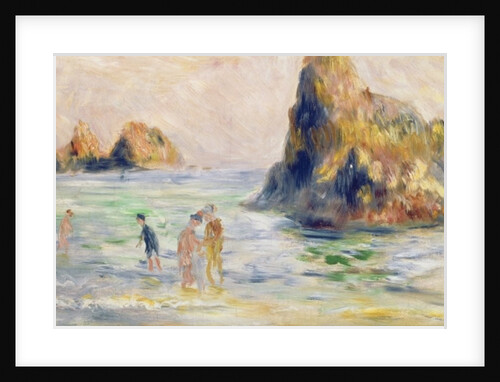 Moulin Huet Bay, Guernsey, c.1883 by Pierre Auguste Renoir