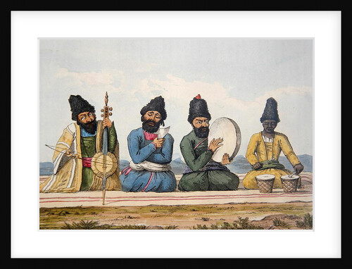 Persian Musicians from 'A Second Journey through Persia 1810-16' by James Justinian Morier