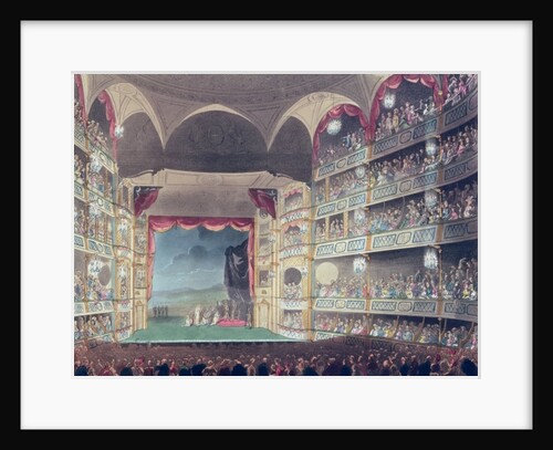 Interior of Drury Lane Theatre, 1808 by T. & Pugin A.C. Rowlandson
