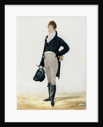 Portrait of George 'Beau' Brummell, 1805 by Robert Dighton