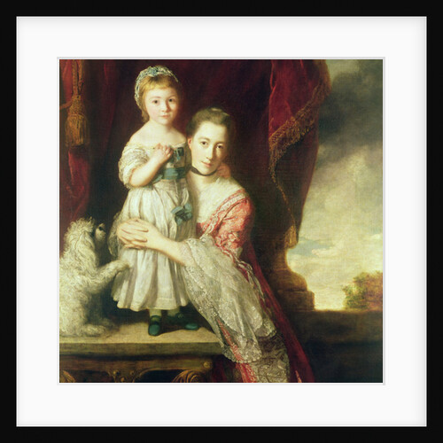 Georgiana, Countess Spencer with Lady Georgiana Spencer, 1759-61 by Joshua Reynolds
