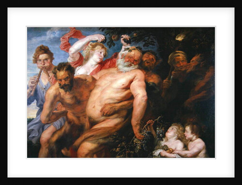 Drunken Silenus Supported by Satyrs, c.1620 by Peter Paul (studio of) Rubens