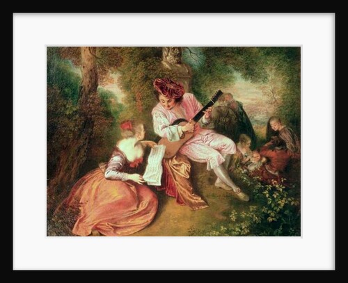 The Scale of Love, 1715-18 by Jean Antoine Watteau