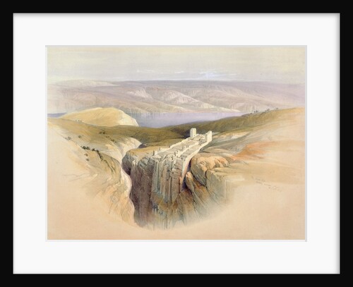 he Dead Sea looking towards Moab, April 4th 183 by David Roberts