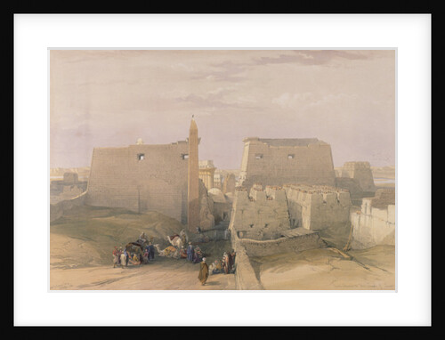 Grand Entrance to the Temple of Luxor by David Roberts