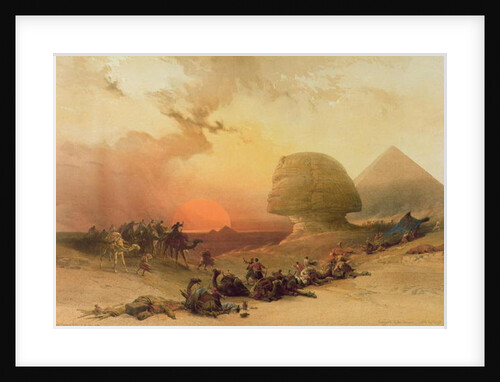 The Sphinx at Giza by David Roberts