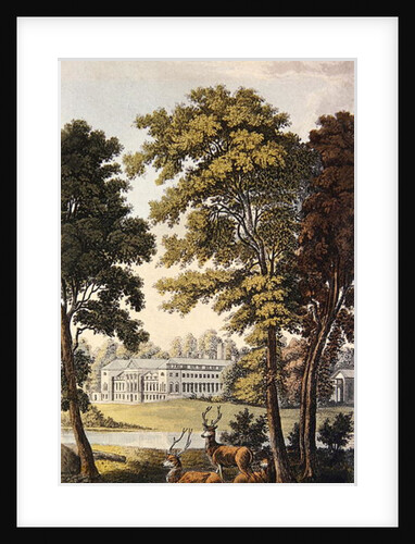 Woburn Abbey, from Ackermann's 'Repository of Arts', 1828 by English School