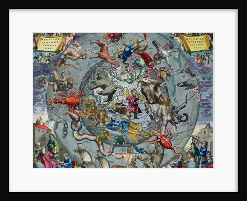 Map of the Constellations of the Northern Hemisphere by Andreas Cellarius