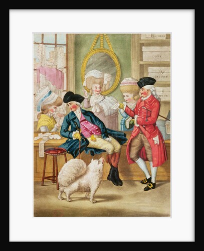 The Morning Ramble or the Milliners Shop, 1782 by Robert Dighton