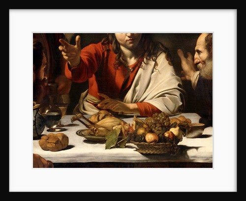 The Supper at Emmaus, 1601 by Michelangelo Merisi da Caravaggio