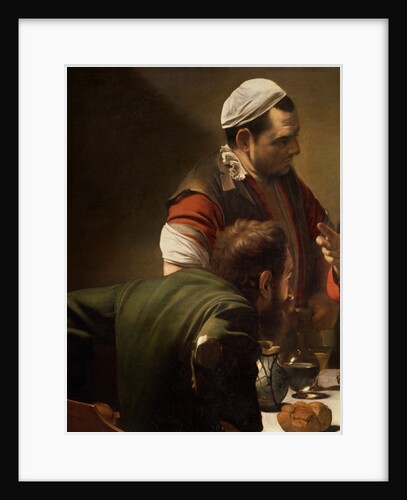 The Supper at Emmaus, 1601 by Michelangelo Merisi da Caravaggio