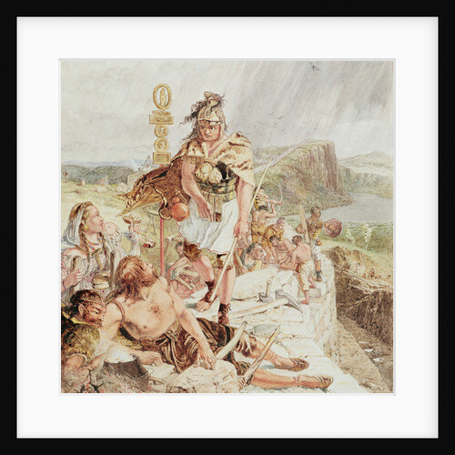 Study for 'Building the Roman Wall', c.1857 by William Bell Scott