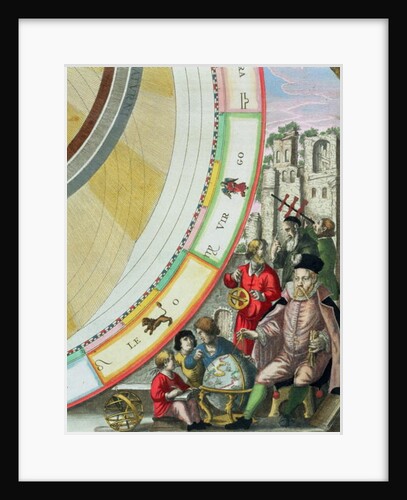 Tycho Brahe by Andreas Cellarius