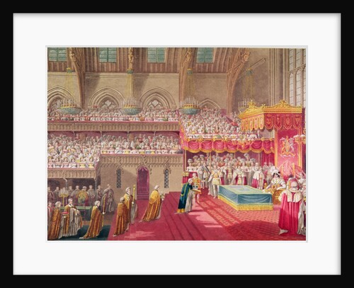 Procession of the Dean and Prebendaries of Westminster bearing the Regalia by Charles (after) Wild