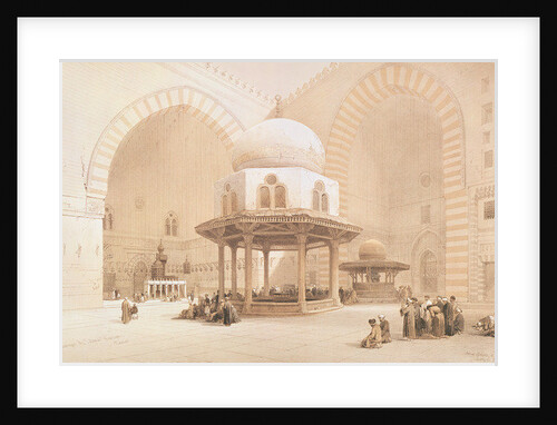 Mosque of Sultan Hassan, 1848 by David Roberts