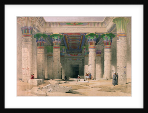 Grand Portico of the Temple of Philae, Nubia by David Roberts