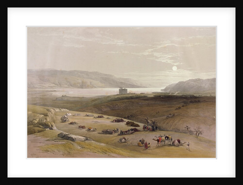 Jericho, 3rd April 1839 from Volume II of 'The Holy Land' engraved by Louis Haghe published in London, 1842 by David (after) Roberts