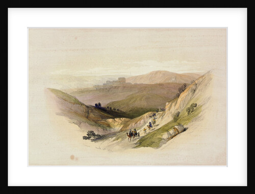 Ruins of Semua, 16th March 1839 from Volume 1 of 'The Holy Land'; engraved by Louis Haghe published in London, 1842 by David (after) Roberts