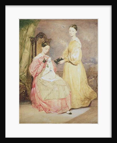 Portrait of Florence Nightingale and her sister, Frances Partenope Lady Verney, 19th by William White