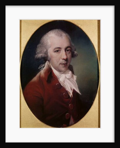 Portrait of Richard Brinsley Sheridan 1788 by John Russell