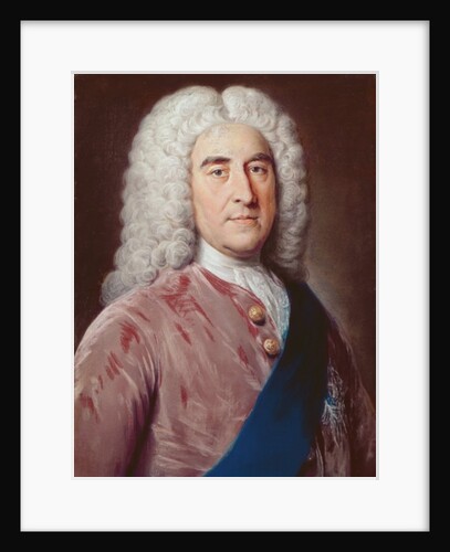 Portrait of Thomas Pelham Holles Duke of Newcastle under Lyme by William of Bath Hoare
