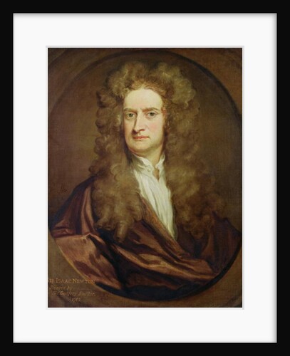 Portrait of Isaac Newton, 1702 by Godfrey Kneller