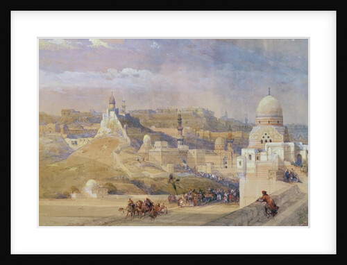The Citadel of Cairo, Residence of Mehmet Ali, 1842-49 by David Roberts