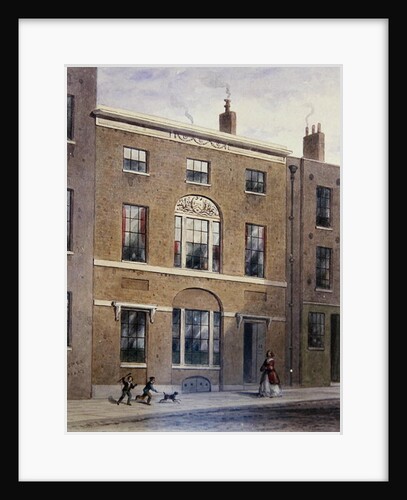 Plumbers Hall in Great Bush Lane, Cannon Street, 1851 by Thomas Hosmer Shepherd