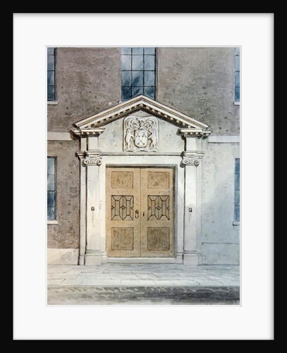 The Entrance to the Cutlers Old Hall, 1850 by Thomas Hosmer Shepherd