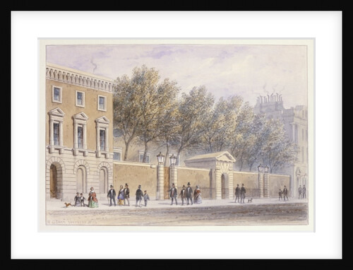 The New Entrance to Grocers' Hall, 1854 by Thomas Hosmer Shepherd