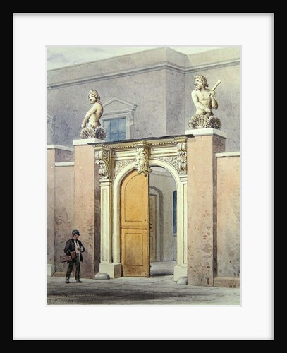 The Entrance to Joiners' Hall, 1854 by Thomas Hosmer Shepherd