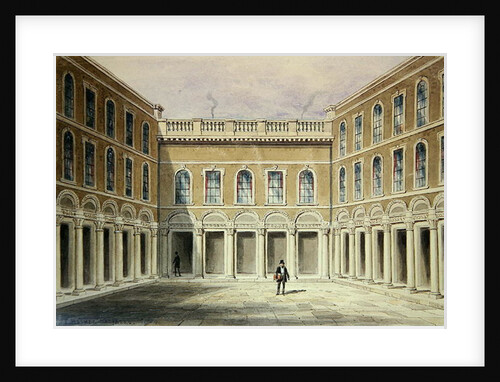 The Inner Court of Drapers' Hall, 1854 by Thomas Hosmer Shepherd