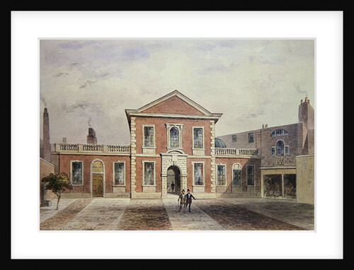 Barber Surgeons Hall, 1846 by Thomas Hosmer Shepherd