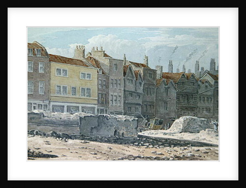 View of the Remains of Old London Wall, 1817 by Robert Blemell Schnebbelie