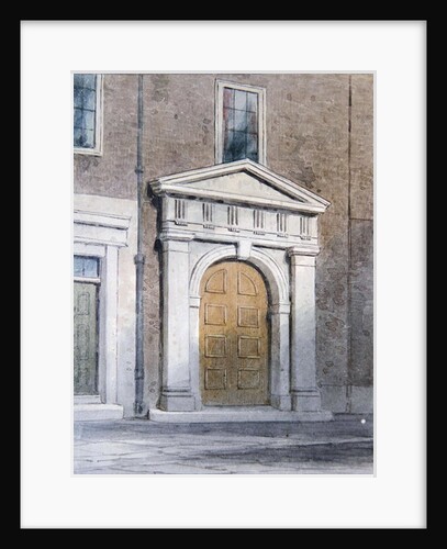 The Entrance to Masons' Hall, 1854 by Thomas Hosmer Shepherd