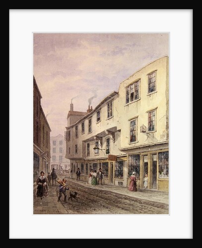 Old House at the Entrance to Leather Lane, 1857 by Thomas Hosmer Shepherd