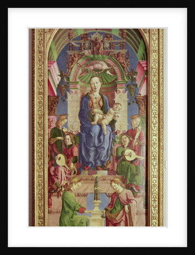 The Virgin and Child Enthroned, mid 1470s by Cosimo Tura