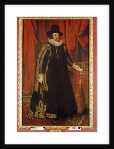Sir Francis Bacon Viscount of St. Albans by Paul van Somer