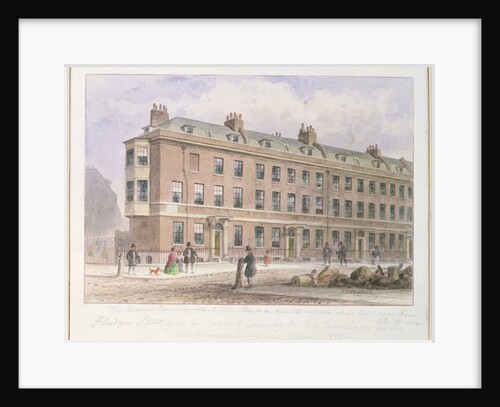 View of Fludyer Street looking towards Parliament Street, 1859 by Thomas Hosmer Shepherd