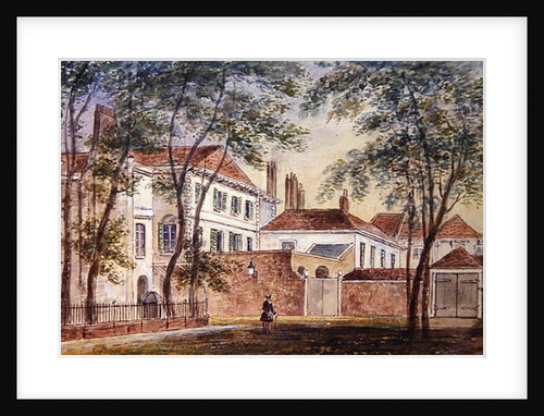 View of the House and Museum of the Late Duchess of Portland 1796 by John Bromley