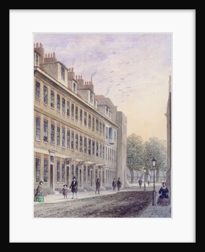 View of Fludyer Street, looking towards St. James's Park, 1859 by Thomas Hosmer Shepherd