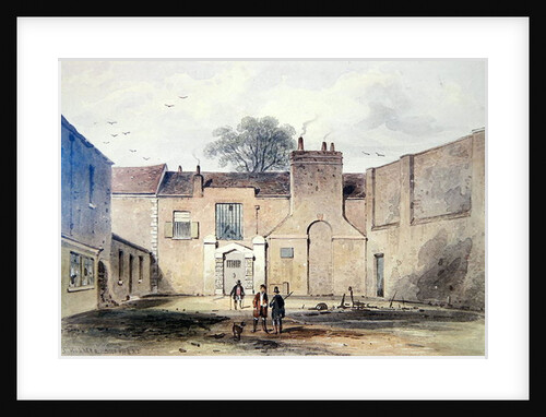 Entrance to Tothill Fields Prison, 1850 by Thomas Hosmer Shepherd