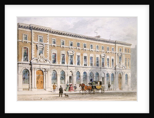 The New Building of Merchant Taylors and Hall, 1853 by Thomas Hosmer Shepherd