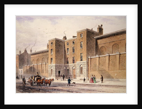Whitecross Street Prison, 1850 by Thomas Hosmer Shepherd