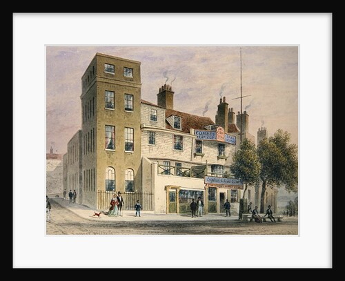 The Old George on Tower Hill by Thomas Hosmer Shepherd