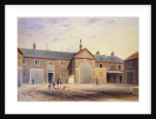 The City Green Yard, 1855 by Thomas Hosmer Shepherd