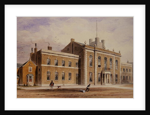 Royal Artillery House, Finsbury Square, 1851 by Thomas Hosmer Shepherd